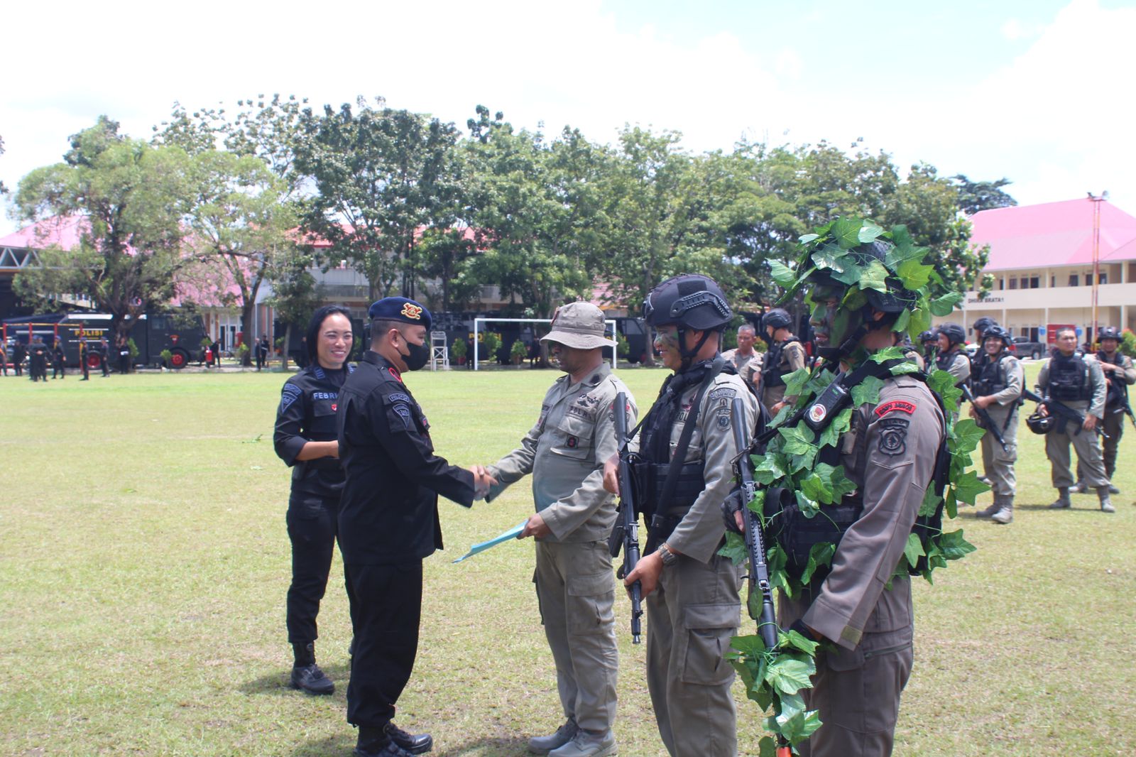 Latih kemampuan personel, Dansat Brimob Polda Riau gelar lomba kemampuan GAG antar jajaran Satbrimobda Riau